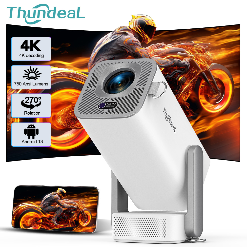 Smart Home Retrofit - ThundeaL 4K 안드로이드 풀 HD 프로젝터