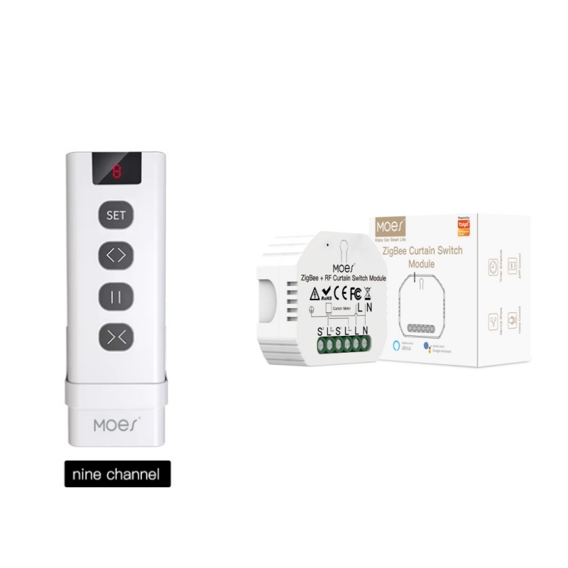 Curtain Motor - MOES ZigBee 스마트 RF433 커튼 스위치