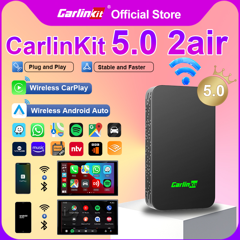 Smart Home Wiz - CarlinKit 5.0 유선-무선 안드로이드 오토 박스