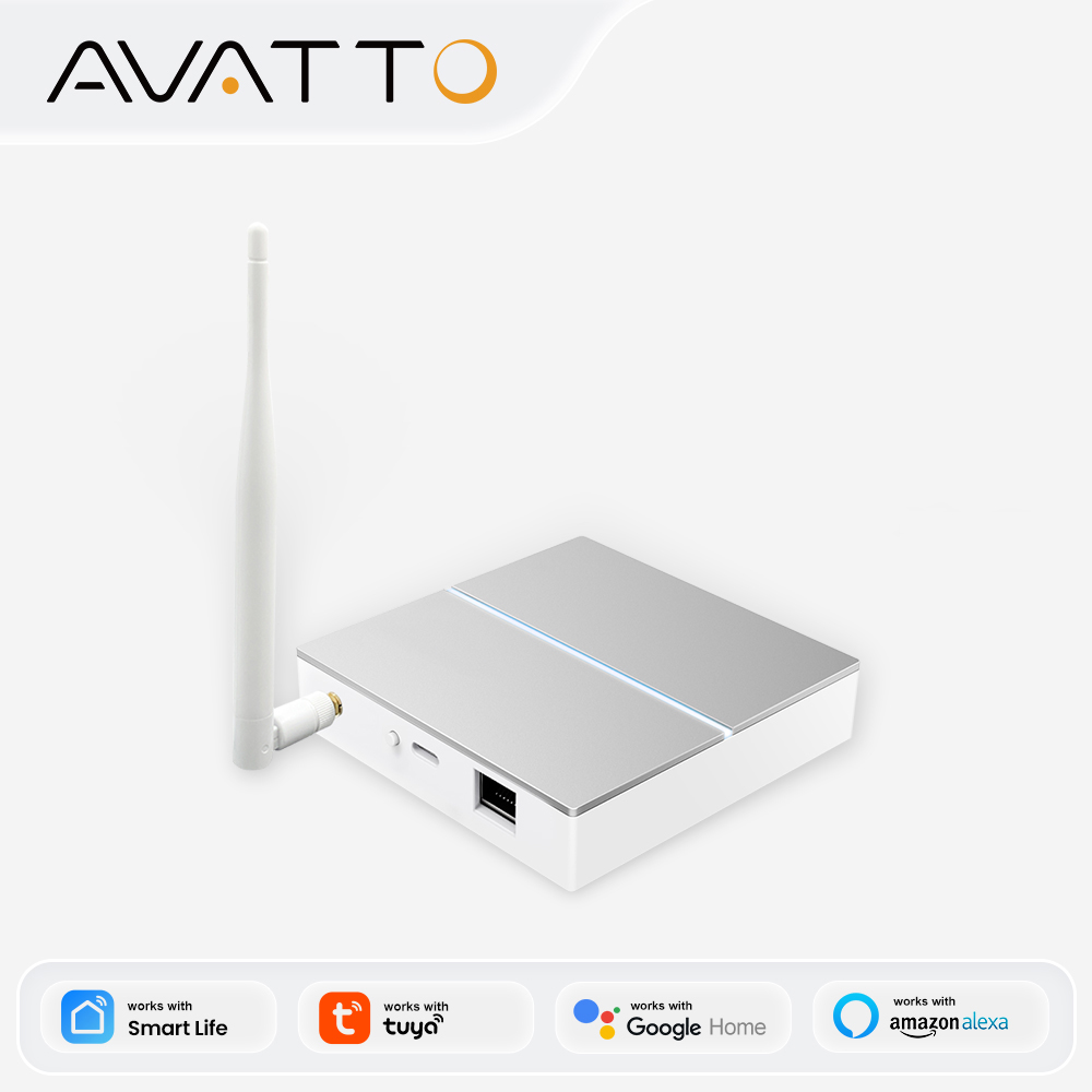 Smart Home Vimar - 안테나가 있는 AVATTO Tuya ZigBee 게이트웨이