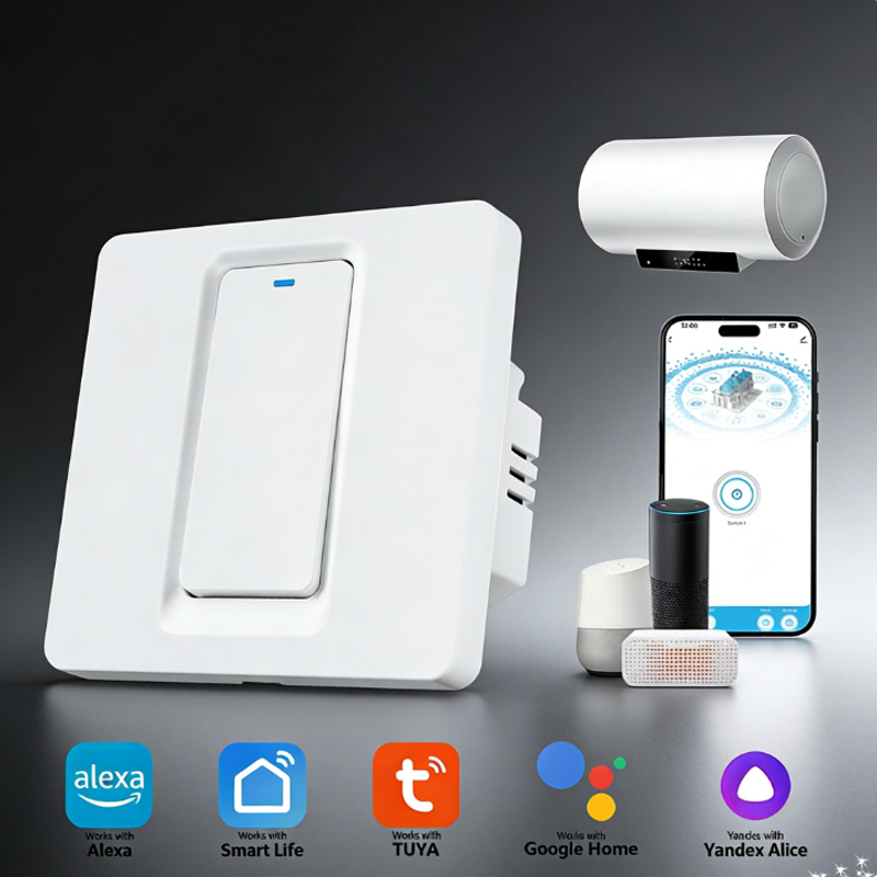 Smart Home Wiz - 스마트 온수기 스위치/WiFi&블루투스 터치 컨트롤은 Alexa/Google