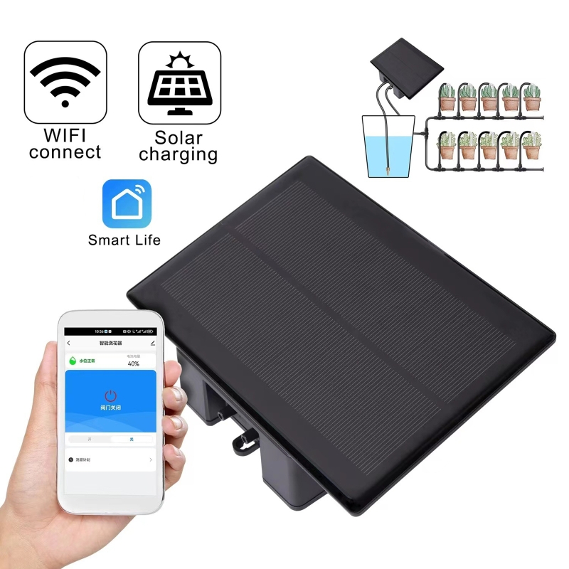 Smart Home Elements - WIFI 태양 자동 급수 기계 키트