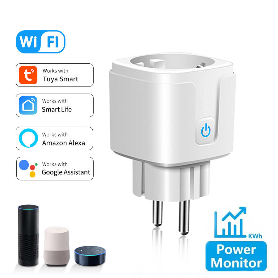 Smart Home Elements - 투야 스마트 소켓, AC100-240V 와이파이 스마트