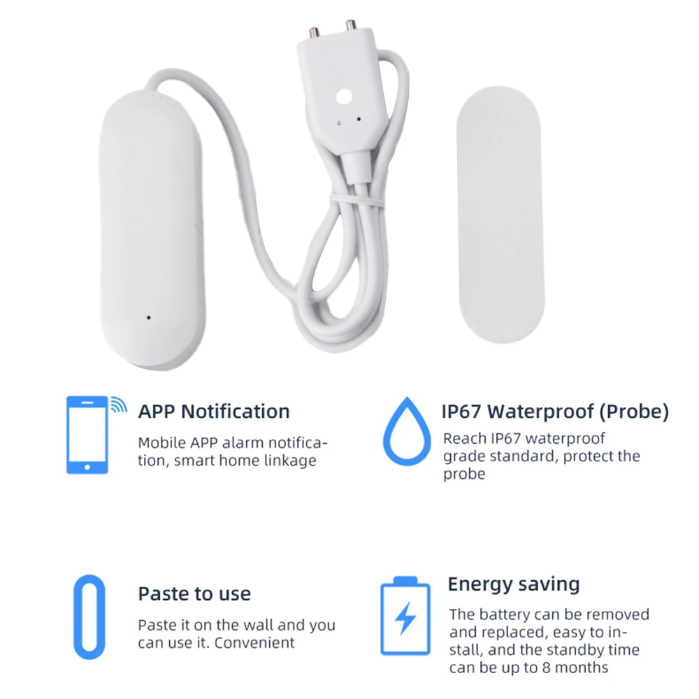 누수 감지 센서, 즉시 알람 기능이 있는 스마트 홈 물 - Smart Home Laundry 리뷰 및 가격
