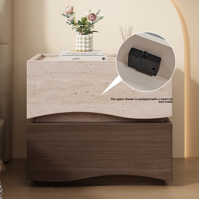 이탈리아 스타일 스마트 잠금장치 협탁 고급스러운 침대  - Smart Home Interior 리뷰 및 가격
