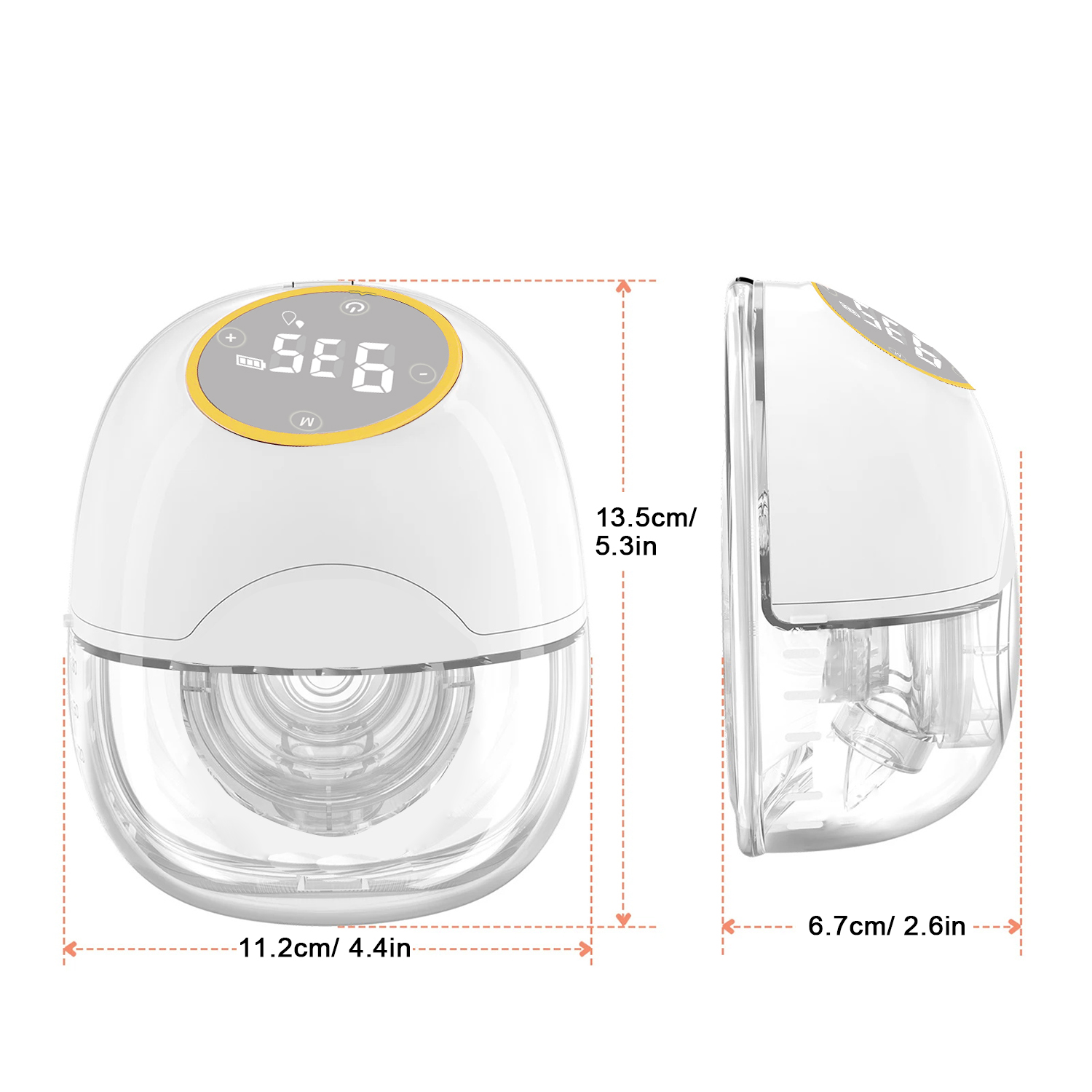 휴대용 1PCS 전동 웨어러블 유축기 스마트 무소음 모 - Smart Home Elements 리뷰 및 가격
