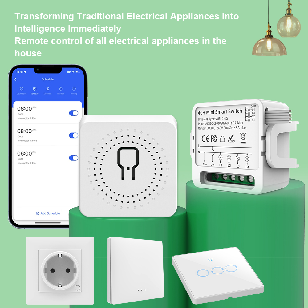 투야 와이파이 스마트 스위치 1/2/3/4 갱 4방향  - Smart Home Wiz 리뷰 및 가격