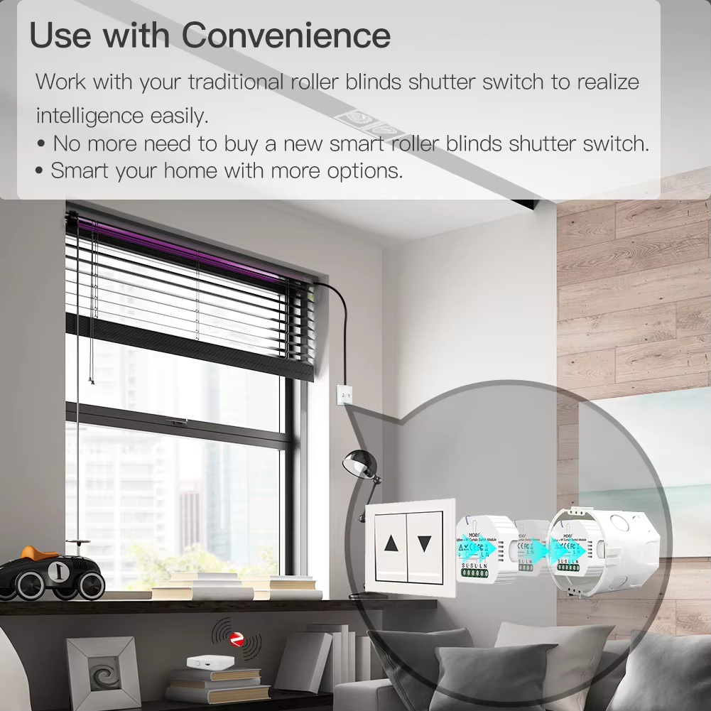 MOES ZigBee 스마트 RF433 커튼 스위치 모 - Curtain Motor 리뷰 및 가격