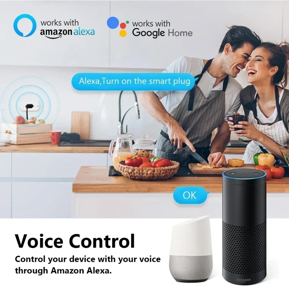 UNKAS는 Tuya 브라질 플러그 WIFI 또는 전력 - Smart Home Elements 리뷰 및 가격