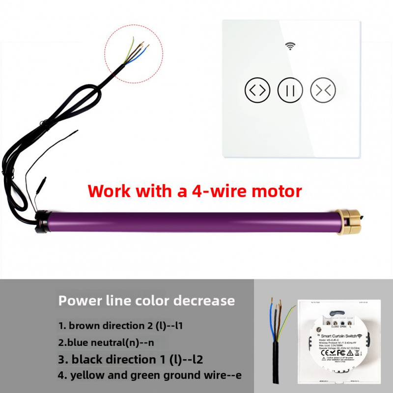 와이파이 커튼 스위치 - 투야 앱 원격 제어, 모터 벽 - Curtain Motor 리뷰 및 가격