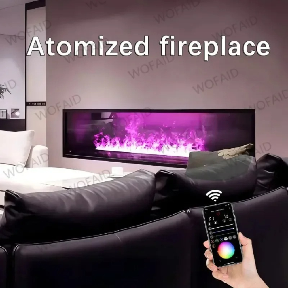 물 분무식 벽난로 3D 컬러풀 불꽃 에코 스마트 홈 인 - Smart Home Interior 리뷰 및 가격