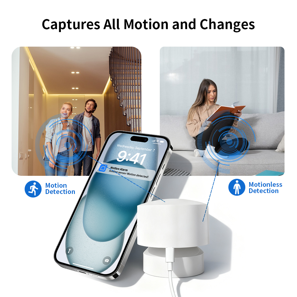 Zigbee 또는 WiFi 스마트 인체 감지 센서 24 - Smart Home Wiz 리뷰 및 가격