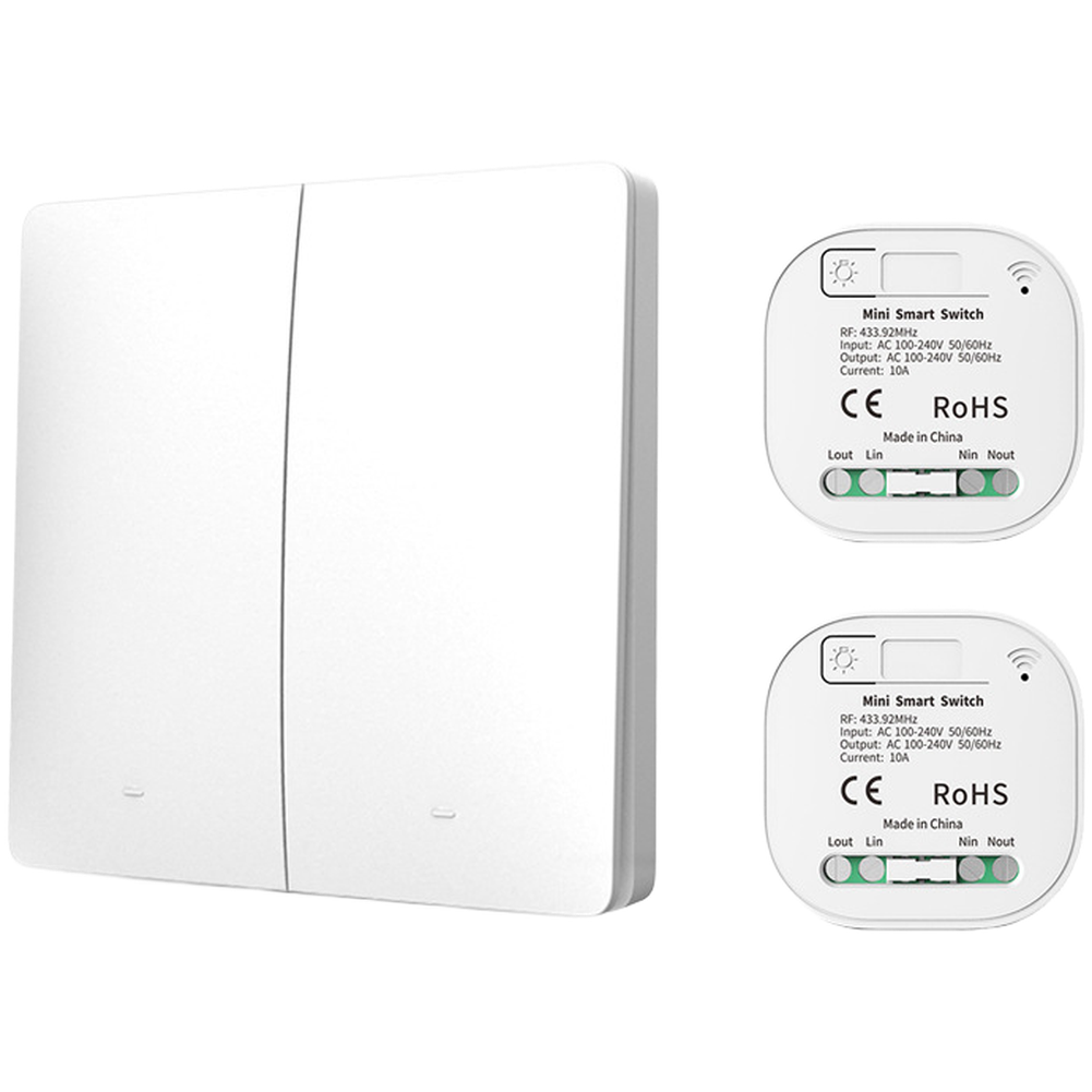 1PC 자체 전원 공급 RF433 무선 원격 제어 스위 - Smart Home Box 리뷰 및 가격