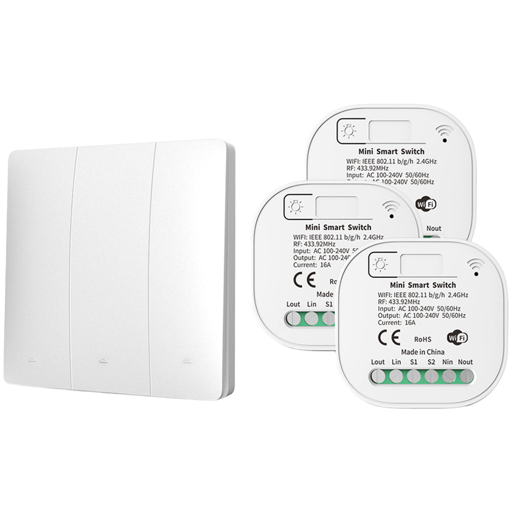 1PC 자체 전원 공급 RF433 무선 원격 제어 스위 - Smart Home Box 리뷰 및 가격