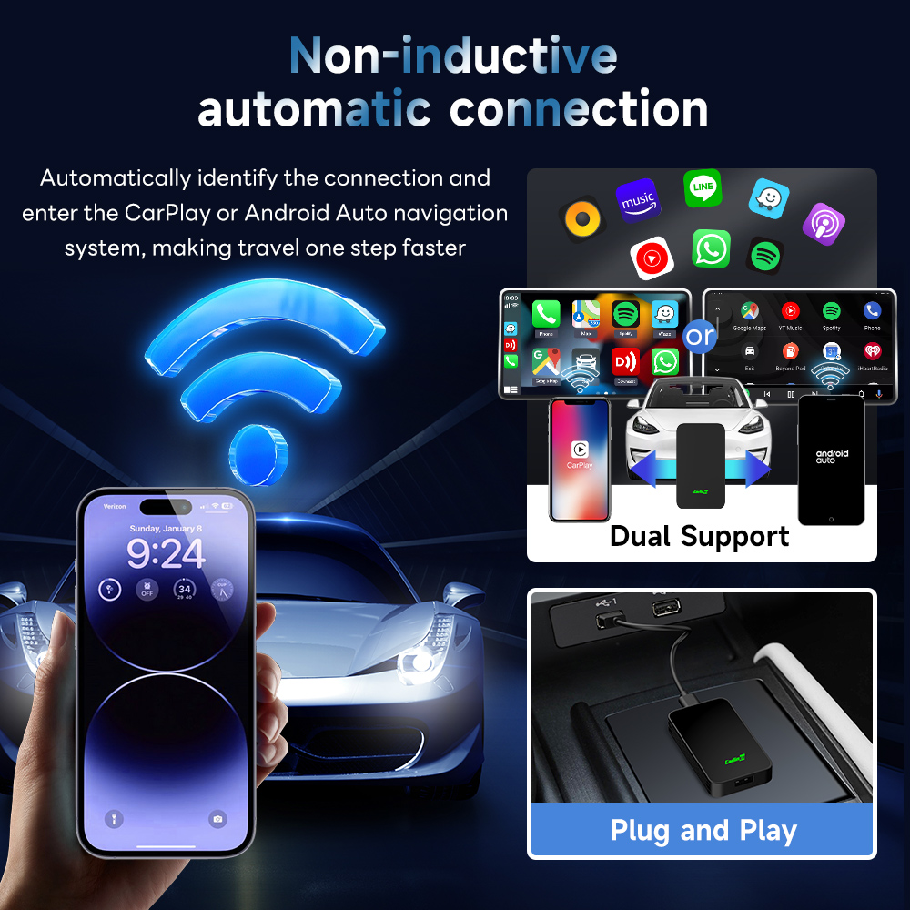 CarlinKit 5.0 유선-무선 안드로이드 오토 박 - Smart Home Wiz 리뷰 및 가격