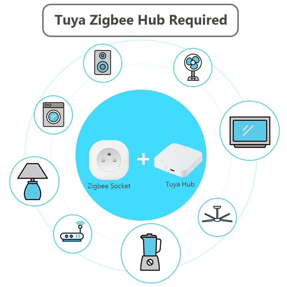 BORUIDAPLS Tuya Zigbee 스마트 소켓  - Smart Home Elements 리뷰 및 가격