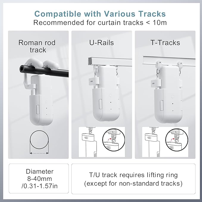 스마트 커튼 모터, 리모컨 버튼 컨트롤, 3in1 트랙 - Curtain Motor 리뷰 및 가격