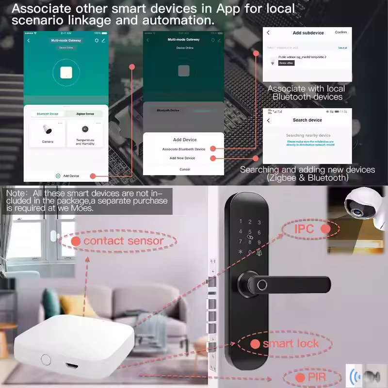MOES Tuya ZigBee3.0 스마트 허브, 무선 - Smart Home Vimar 리뷰 및 가격