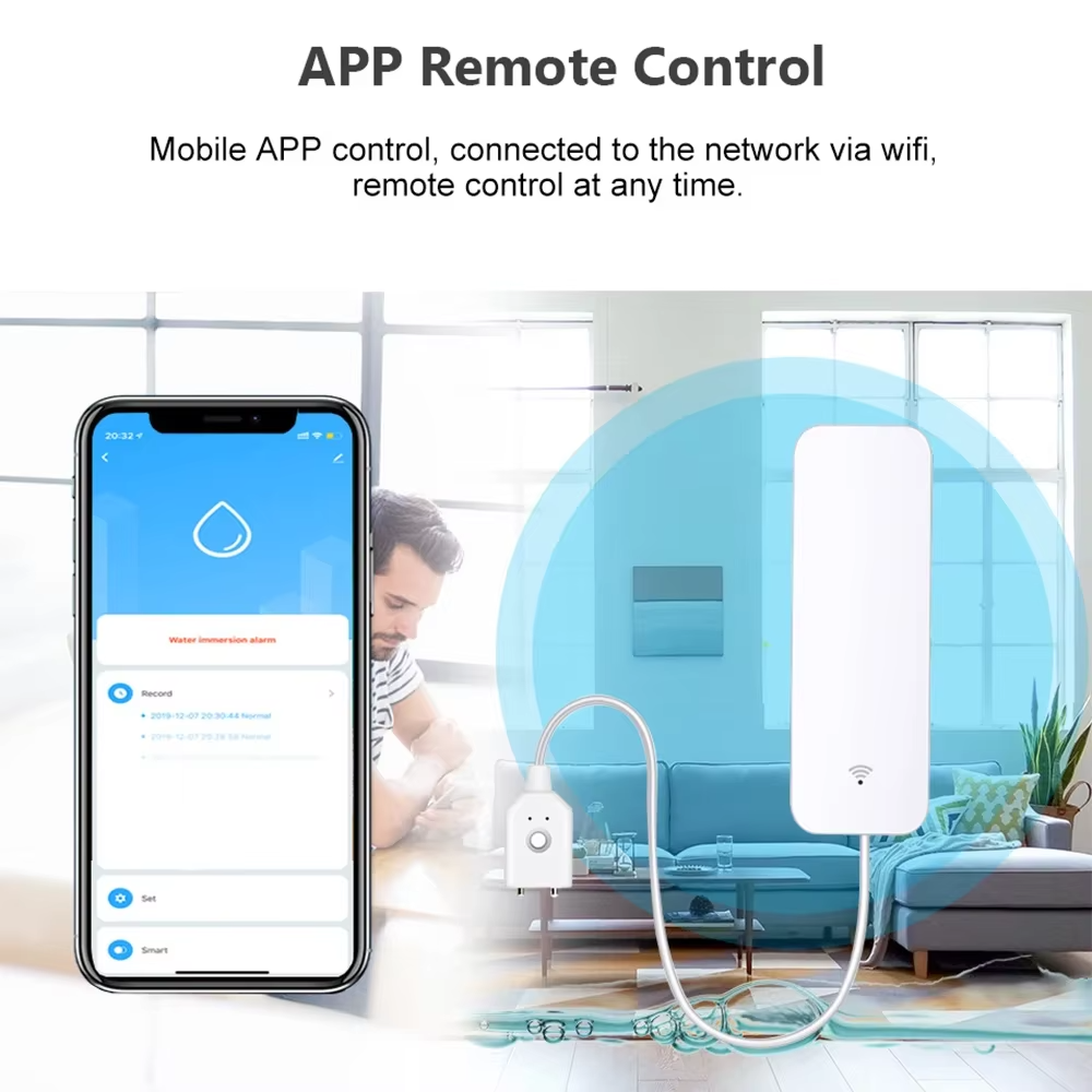 ZigBee WiFi 누수 센서 홍수 누출 경보 감지기 - Smart Home Wiz 리뷰 및 가격