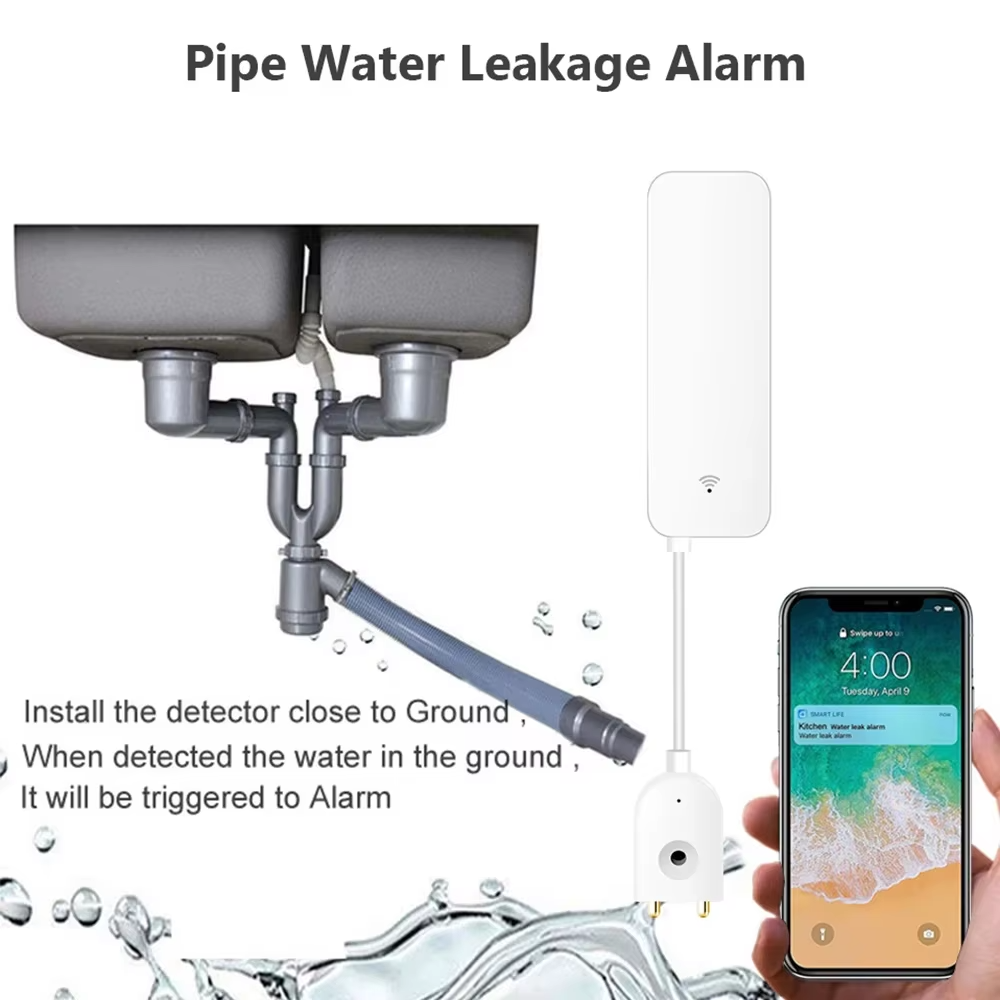 ZigBee WiFi 누수 센서 홍수 누출 경보 감지기 - Smart Home Wiz 리뷰 및 가격