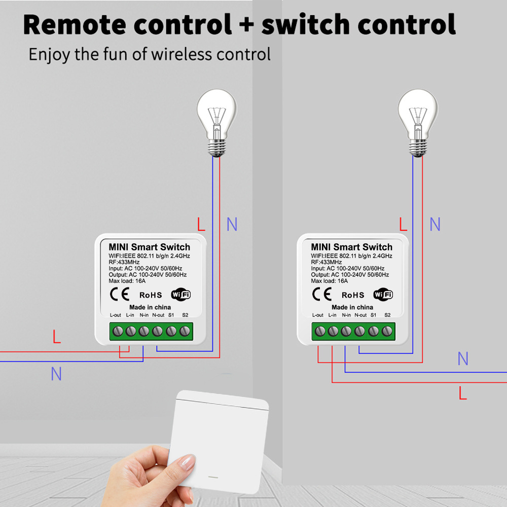 투야 와이파이 스마트 조명 스위치 스마트 홈 무선 RF - Smart Home Wiz 리뷰 및 가격