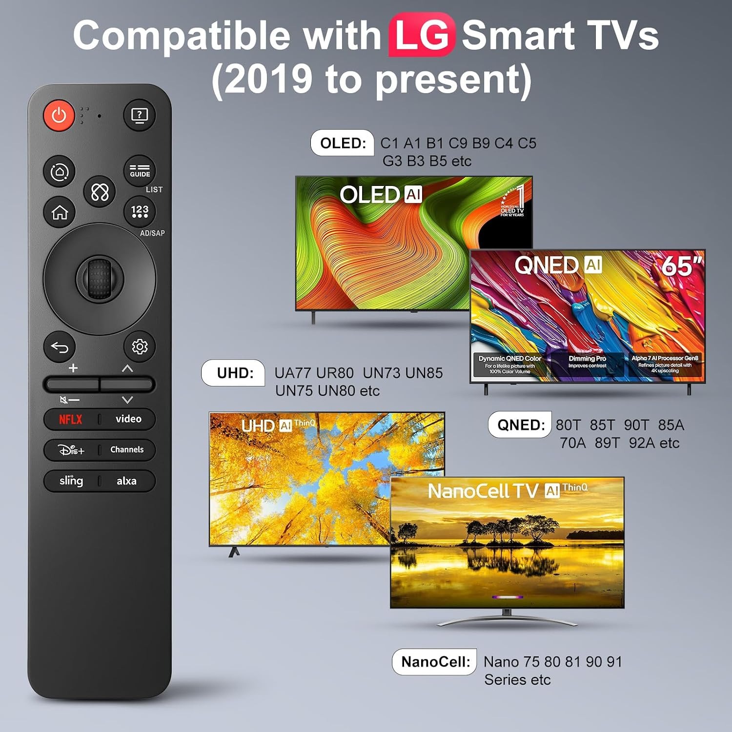 LG 스마트 TV 리모컨 교체용 매직 컨트롤, AI 음 - Smart Home Lg 리뷰 및 가격