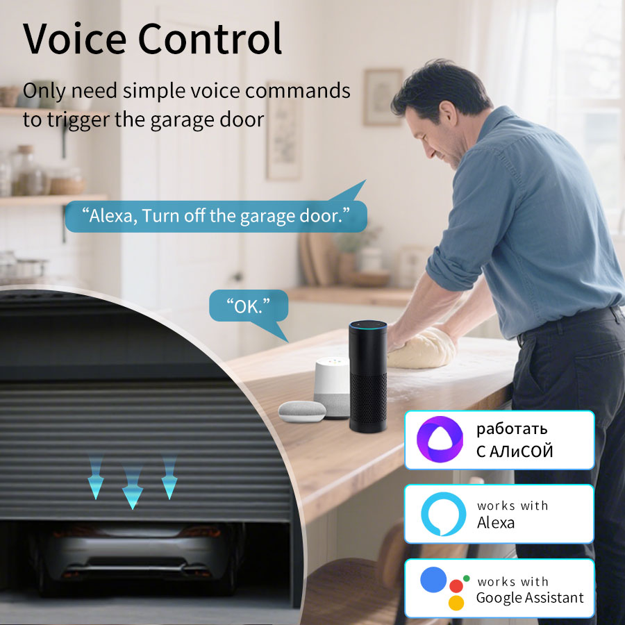 투야 스마트 와이파이 또는 지그비 차고 문 개폐기 컨트 - Smart Home Wiz 리뷰 및 가격