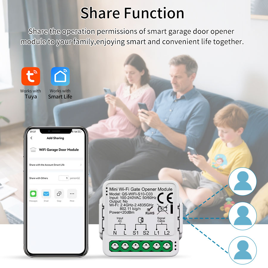 투야 스마트 와이파이 또는 지그비 차고 문 개폐기 컨트 - Smart Home Wiz 리뷰 및 가격