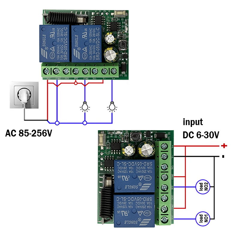 DC 12V 24V AC 220V RF433 2CH 다 - Curtain Motor 리뷰 및 가격