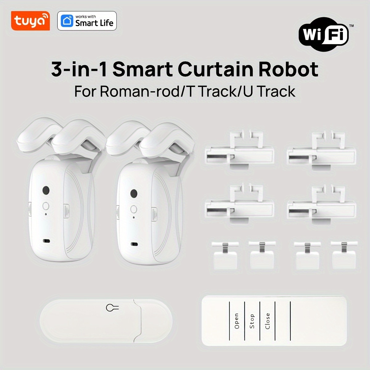 1/2개 투야 스마트 와이파이 커튼 로봇 (허브 포함  - Smart Home Vimar 리뷰 및 가격