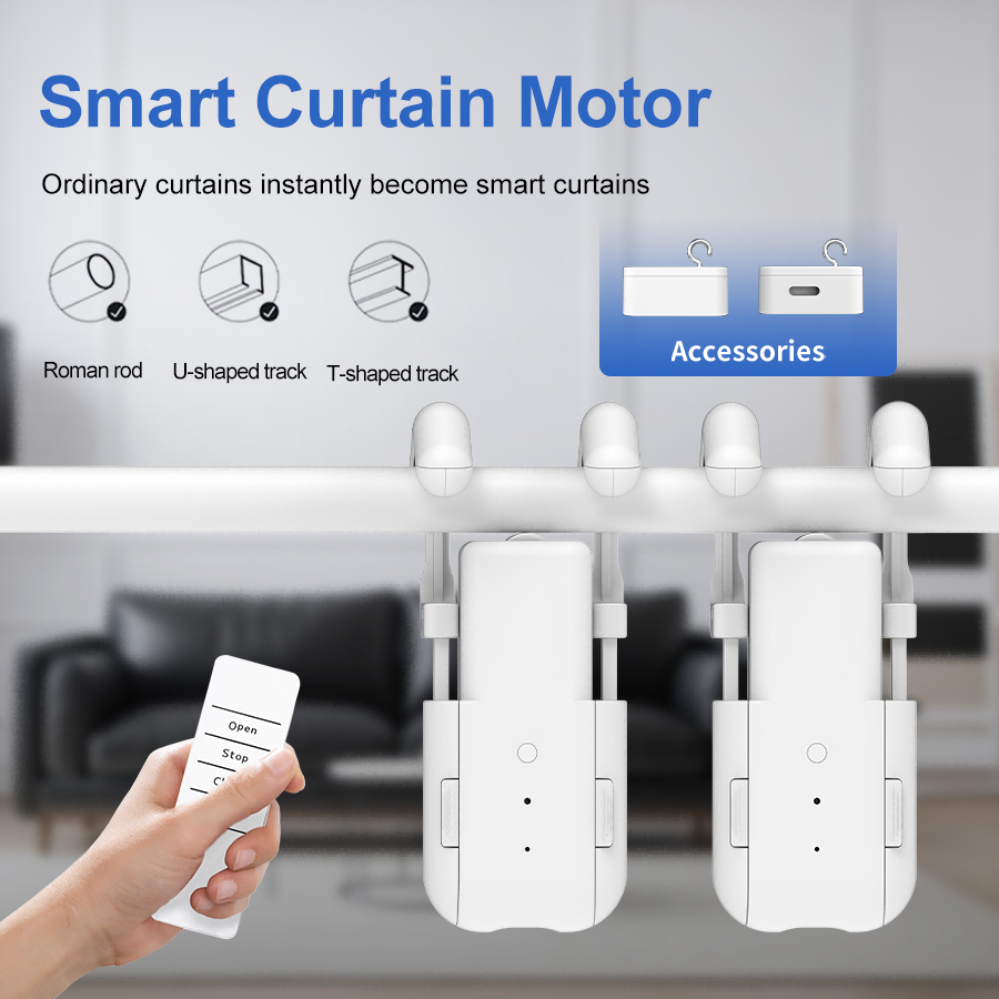스마트 홈 커튼 오프너 전자 3in1Track 커튼 모 - Smart Home Elements 리뷰 및 가격