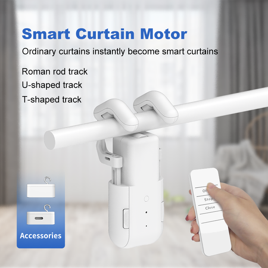 스마트 홈 커튼 오프너 전자 3in1Track 커튼 모 - Smart Home Elements 리뷰 및 가격