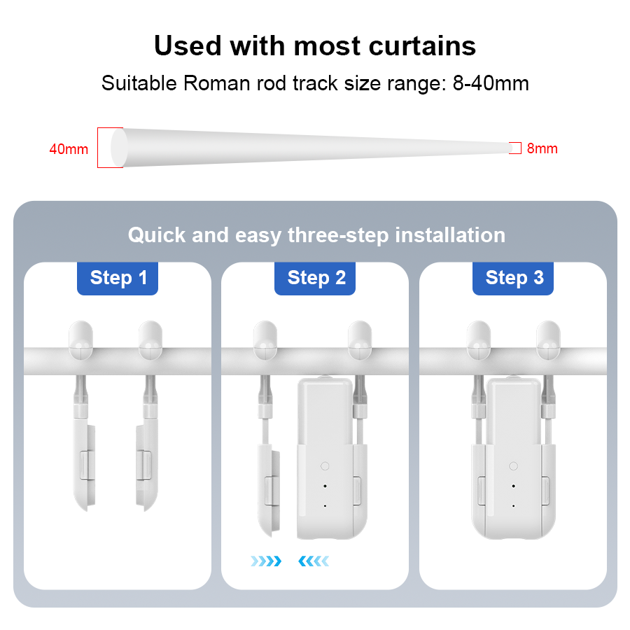 스마트 홈 커튼 오프너 전자 3in1Track 커튼 모 - Smart Home Elements 리뷰 및 가격