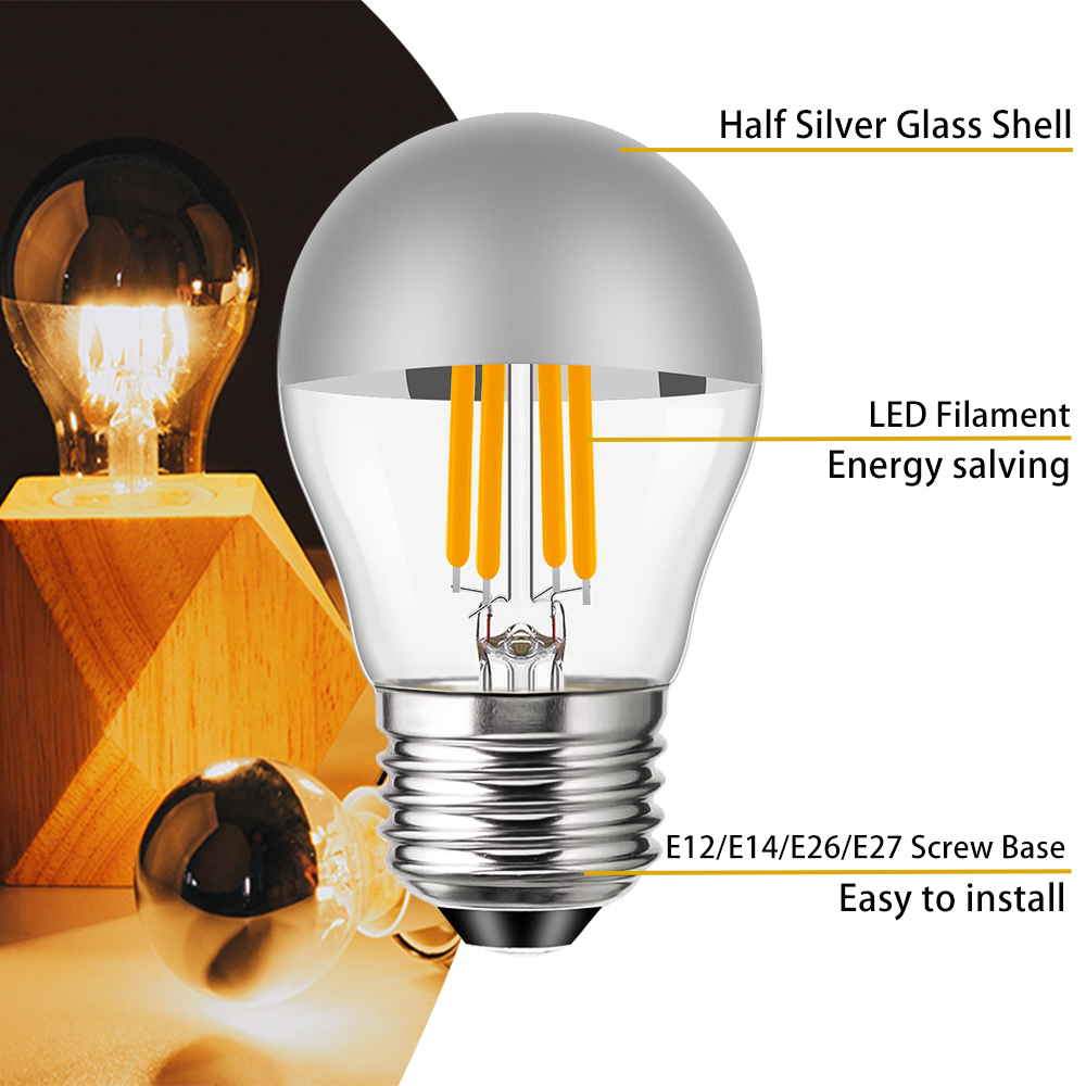 G45 에디슨 LED 밤 전구 E12 E14 E26 E - Smart Home Retrofit 리뷰 및 가격