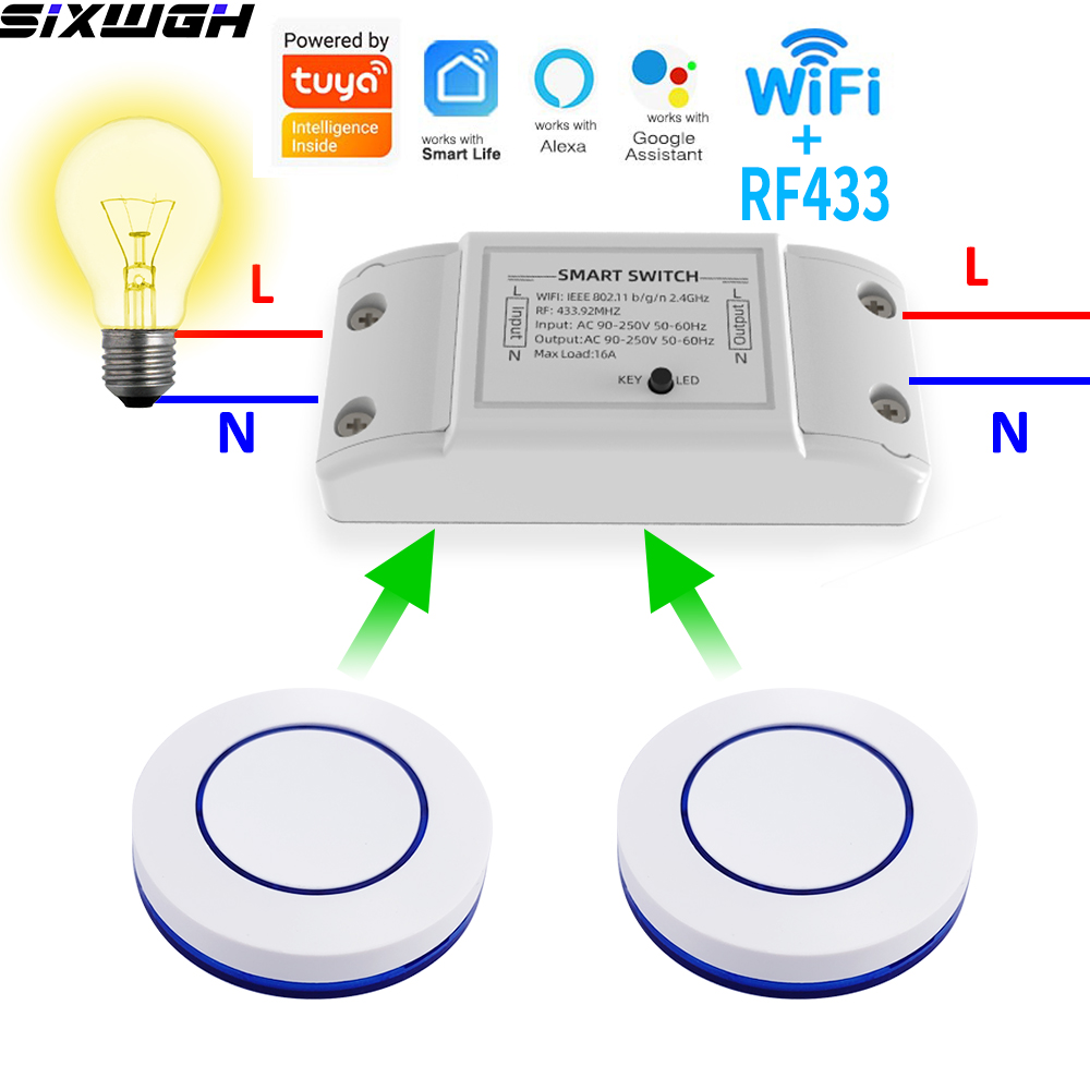 16A WiFi Tuya 스마트 스위치 무선 원격 제어 - Smart Home Wiz 리뷰 및 가격