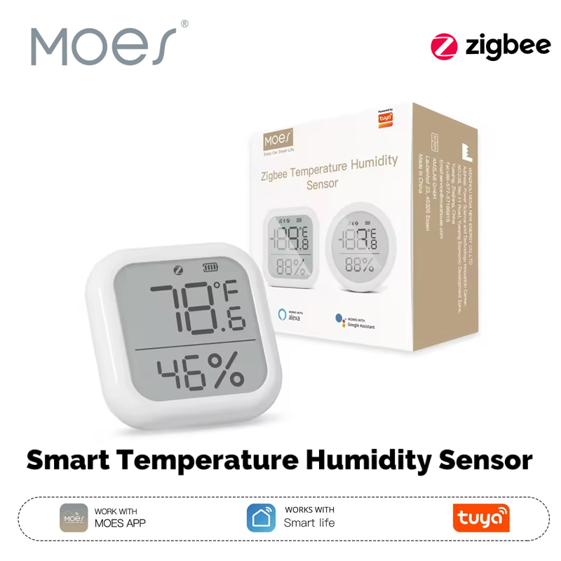 MOES Tuya ZigBee LED 스크린이 장착된  - Smart Home Vimar 리뷰 및 가격